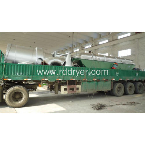 Slag vibrating fluidized bed dryer